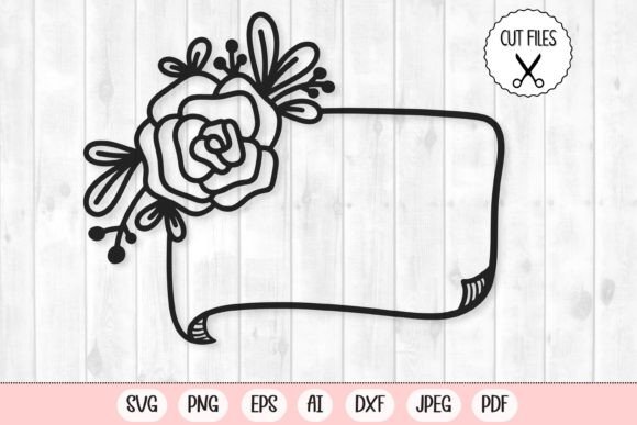 Download Floral Frame Svg, Banner Svg, Frame - Floral frame svg Collection