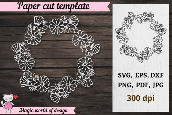 Download Chamomile Floral Frame Svg Cricut SVG - Floral frame svg Collection