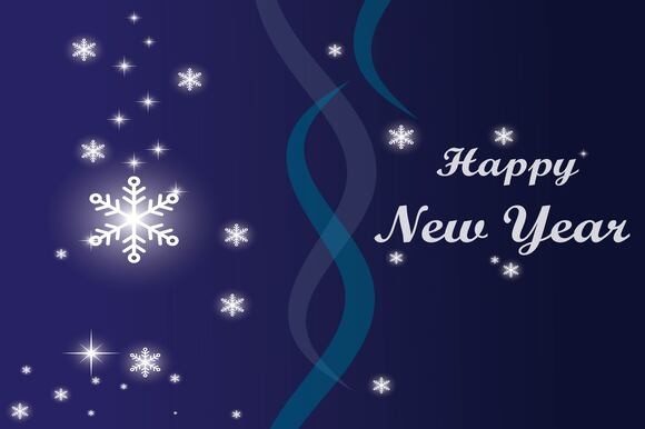 Download Snowflake Happy New Years Background - Snow Collection