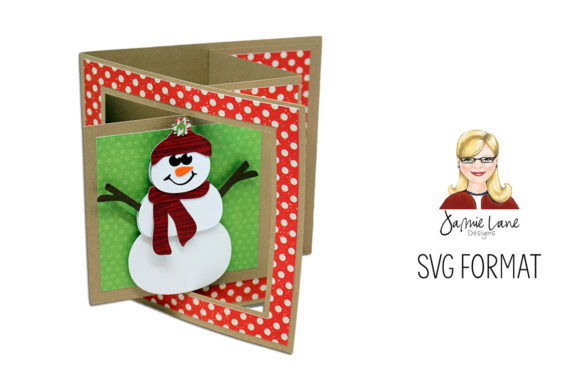 Download Snowman Window Lever Card - Snow Collection